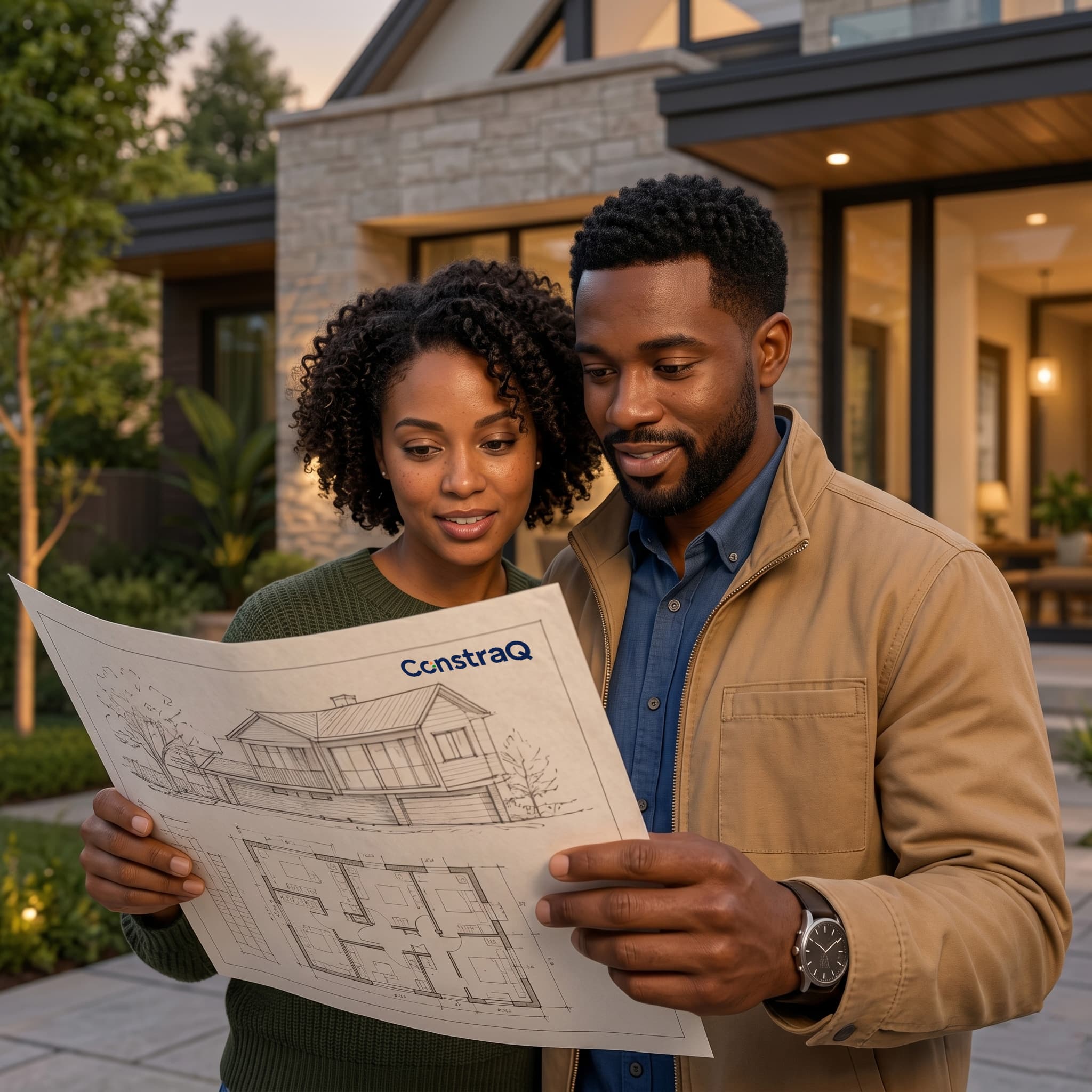 Client using ConstraQ to monitor a construction project